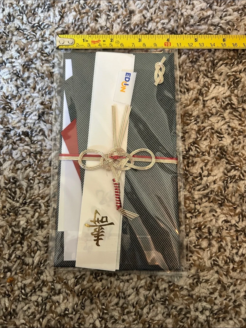 Decorative Gold & Red Mizuhiki Gift Envelope for Home Party Supplies